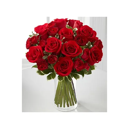 36 Red Roses in Vase