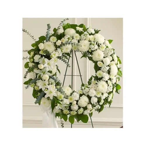 Heavenly Whites Wreath