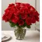 24 Red Roses in Vase